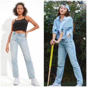 American Eagle 90’s Straight Jeans in Blown Out Blue